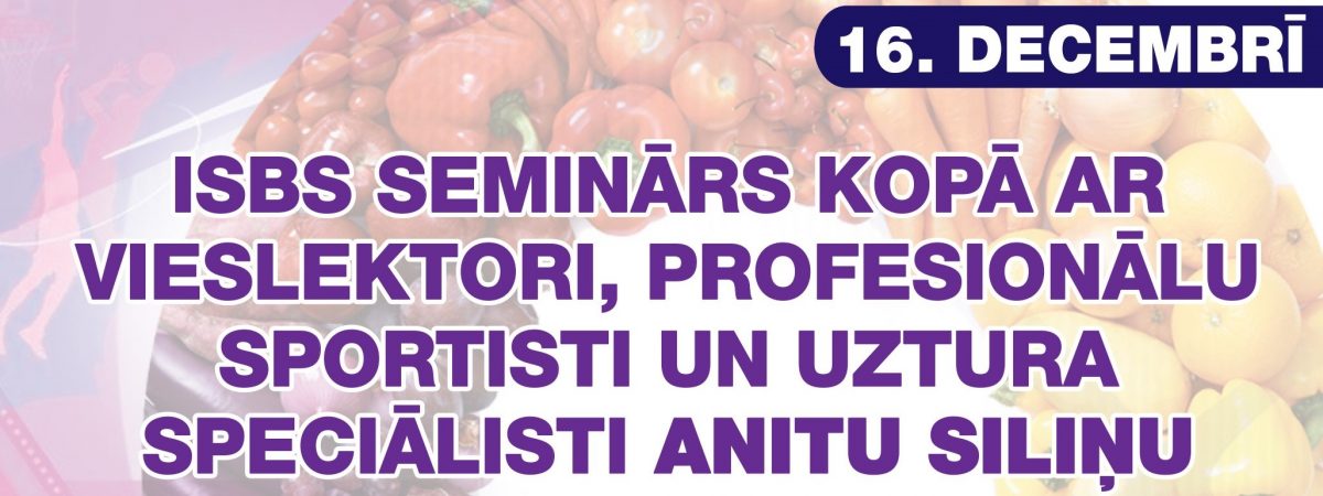 Aizvadīts uztura seminārs