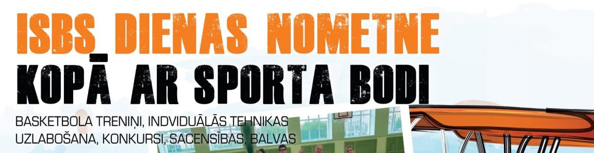 ISBS dienas nometne kopā ar Sporta bodi