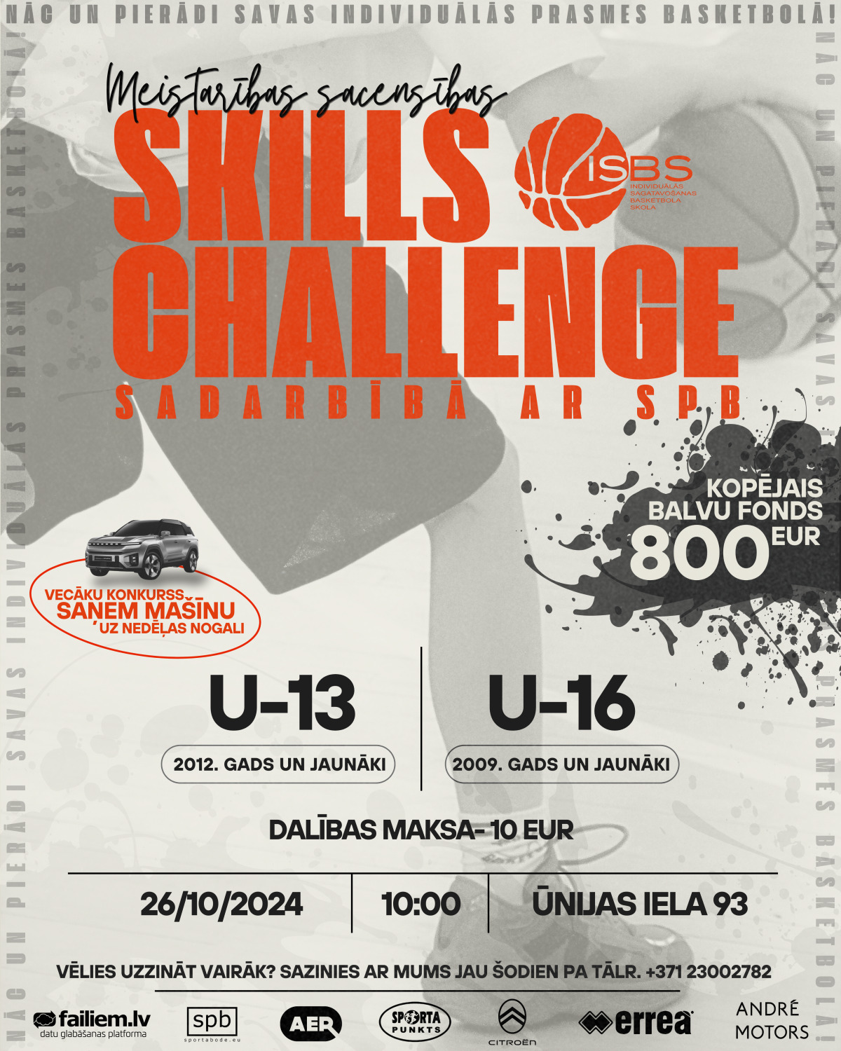 Skills Challenge, uzvari balvas 800€ vērtībā