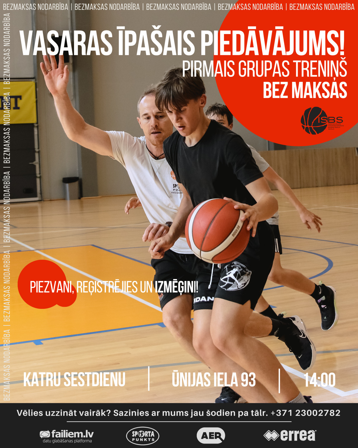Piedāvājam bezmaksas treniņu