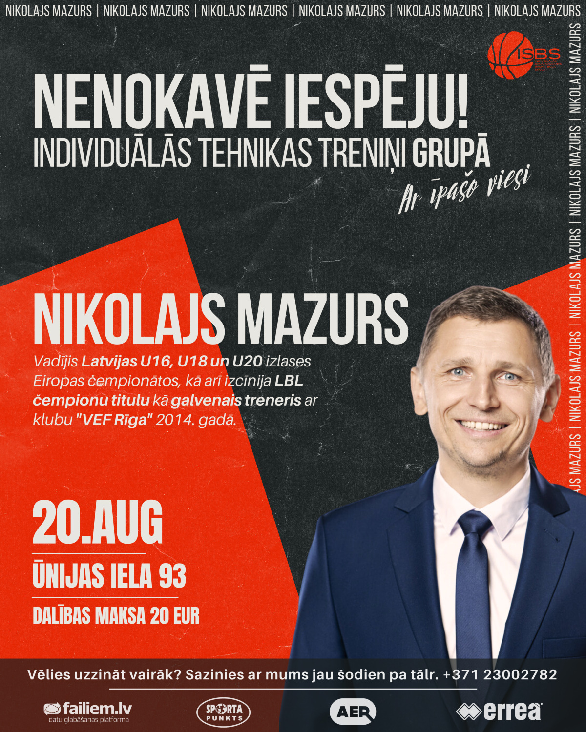 Piesakies uz grupu nodarbību