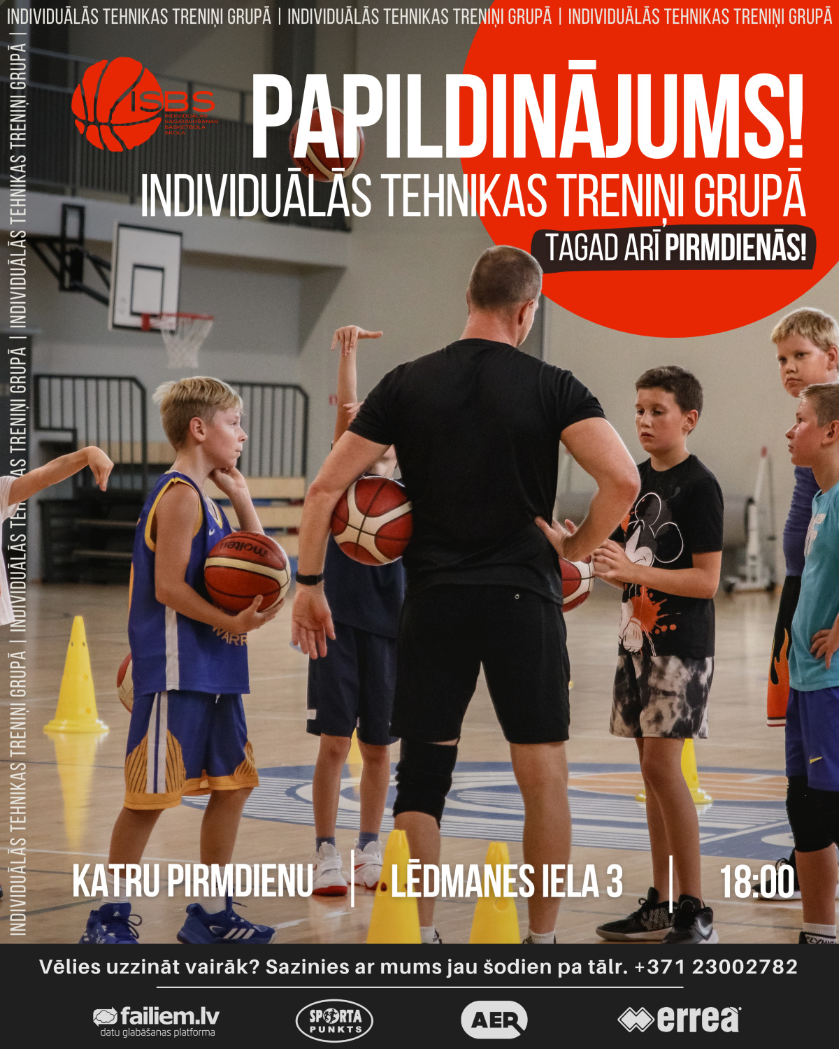 Tagad arī pirmdienās!