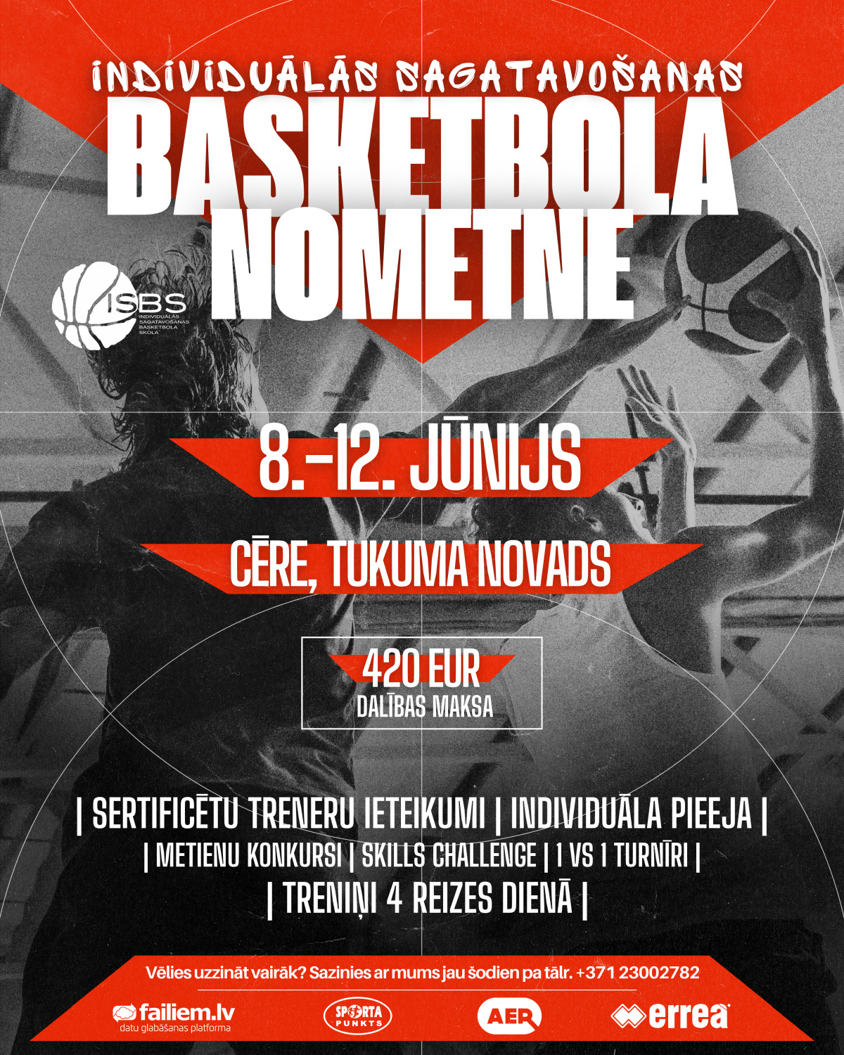 ISBS vasaras nometne Cērē